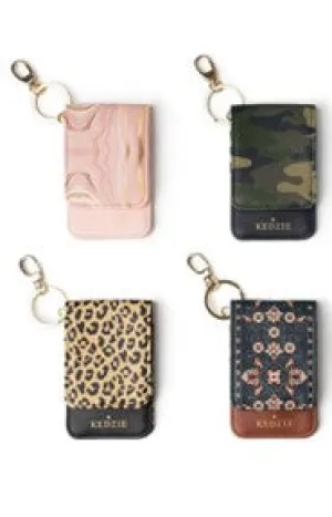 Kedzie ID Holder Keychains - 4 Styles - #3445-3448