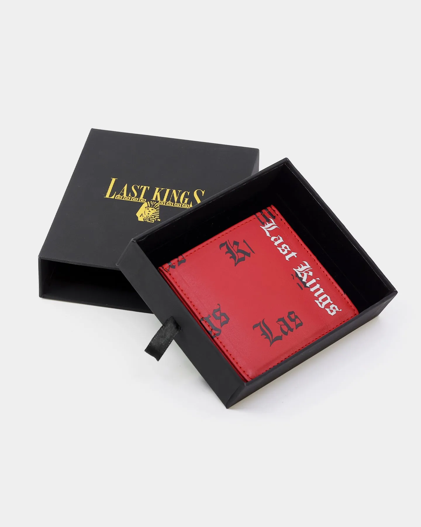 Last Kings Fragment Card Holder Red Leather