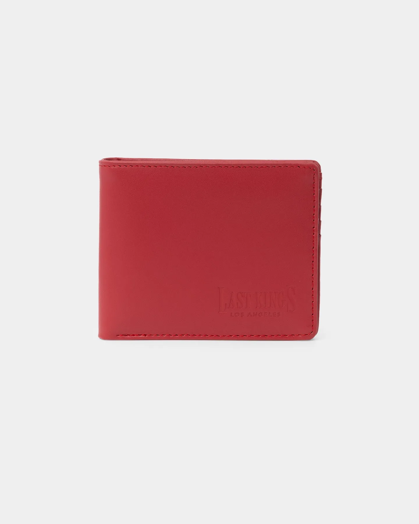 Last Kings Logotype Wallet Red Leather