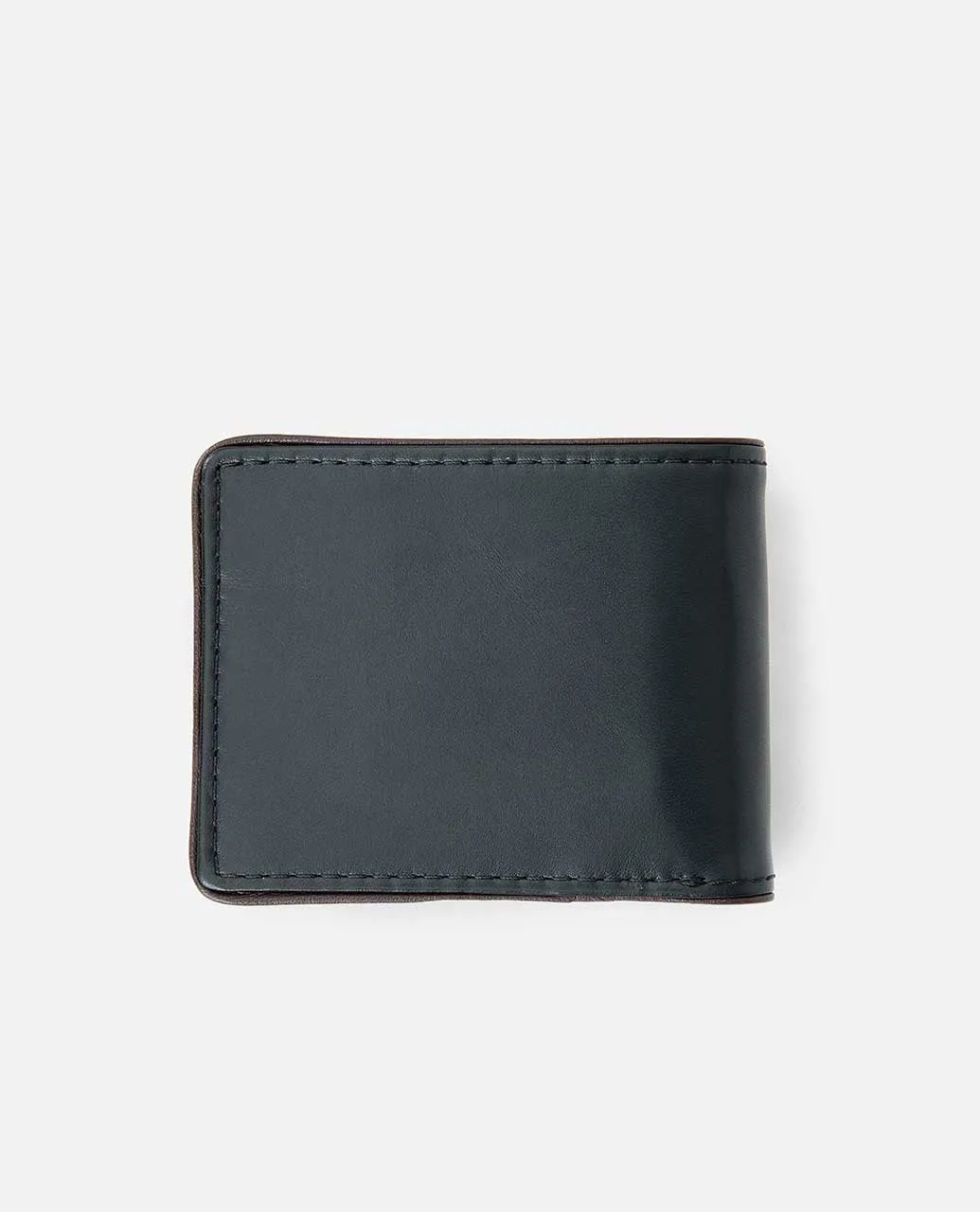 Layered RFID 2 In 1 Wallet - Black