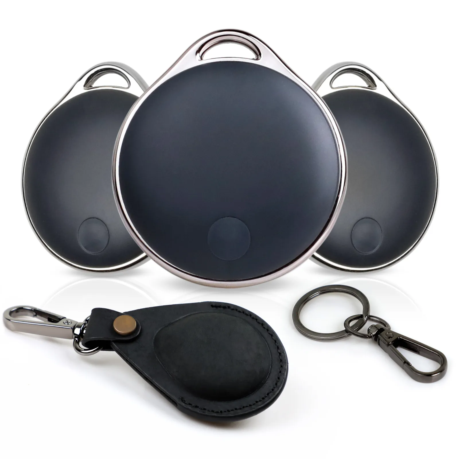 LINKSTYLE NijiTag Item Finder with Classic Suede Case