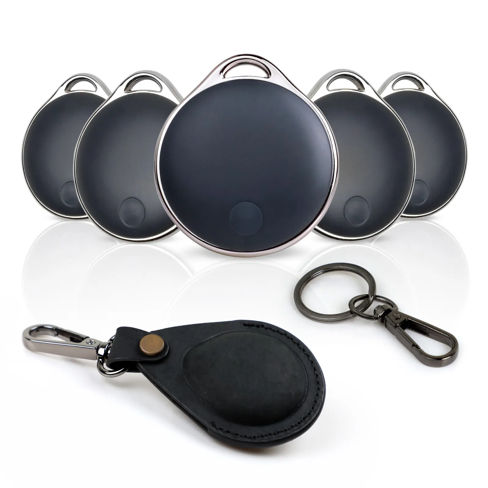 LINKSTYLE NijiTag Item Finder with Classic Suede Case