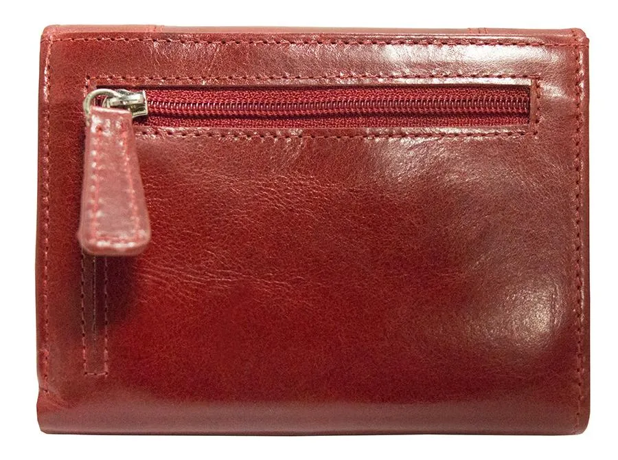 Mancini CASABLANCA Ladies' RFID Secure Small Clutch Wallet