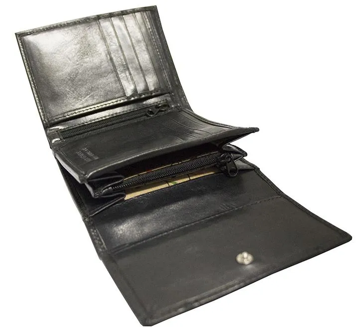 Mancini CASABLANCA Ladies' RFID Secure Small Clutch Wallet