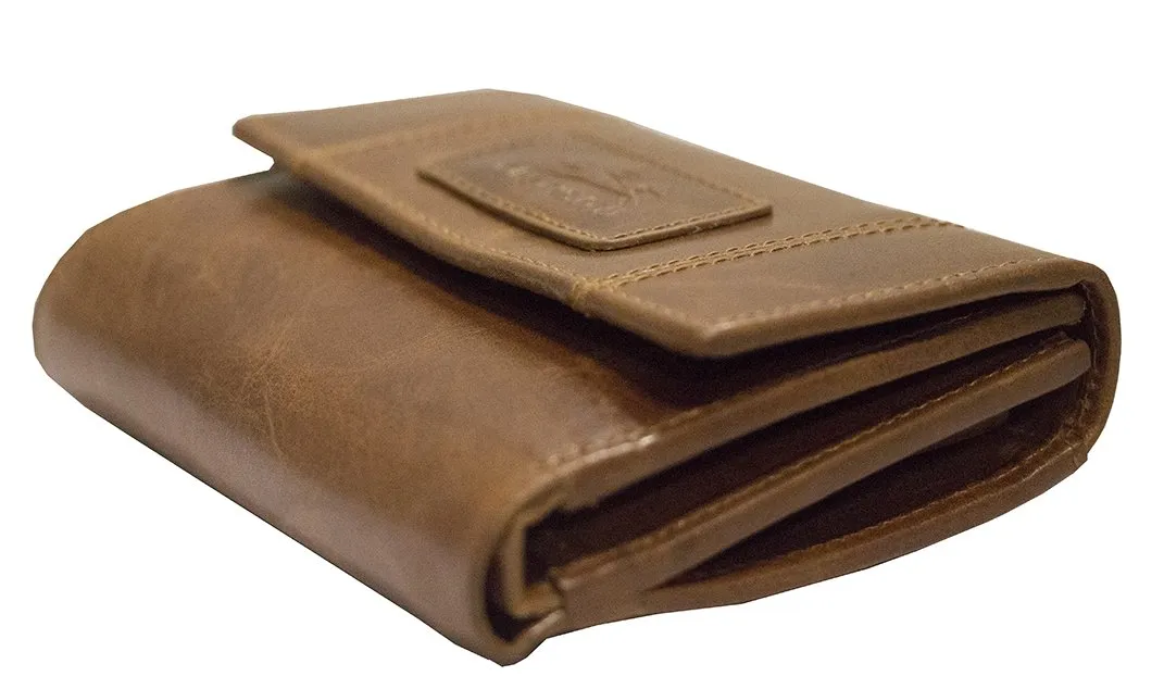 Mancini CASABLANCA Ladies' RFID Secure Small Clutch Wallet