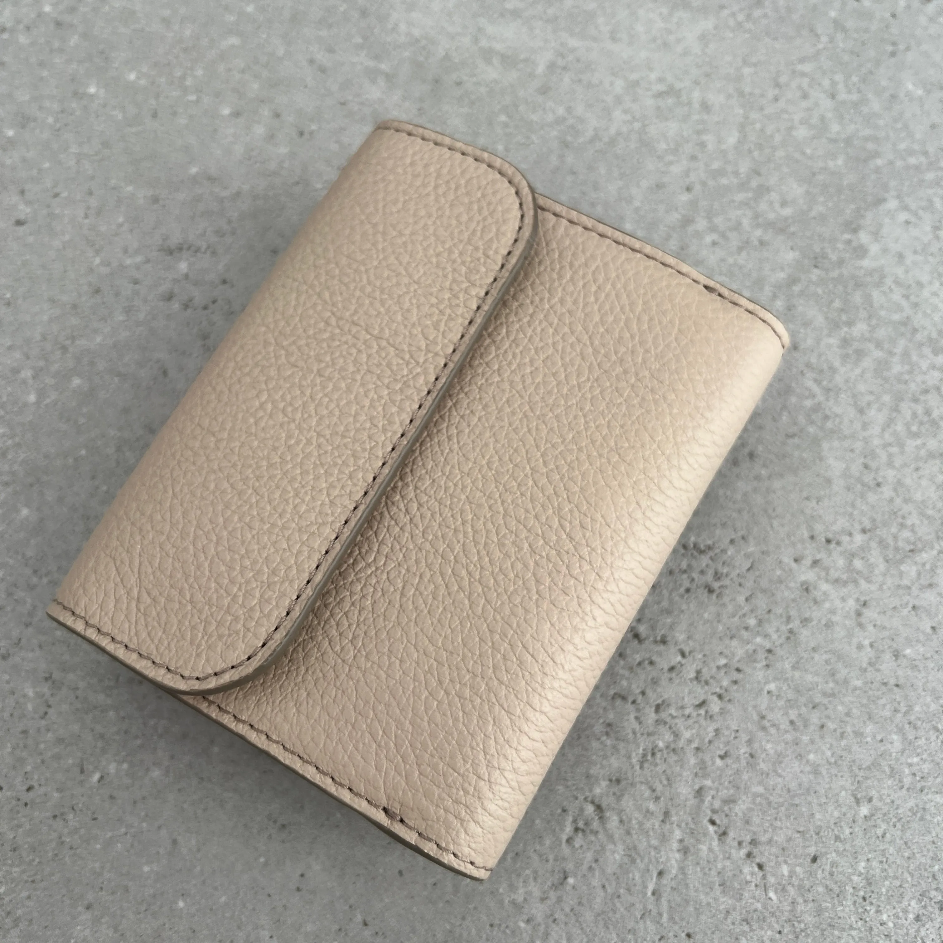 Marcie Small Tri Fold Wallet, Floral Grey