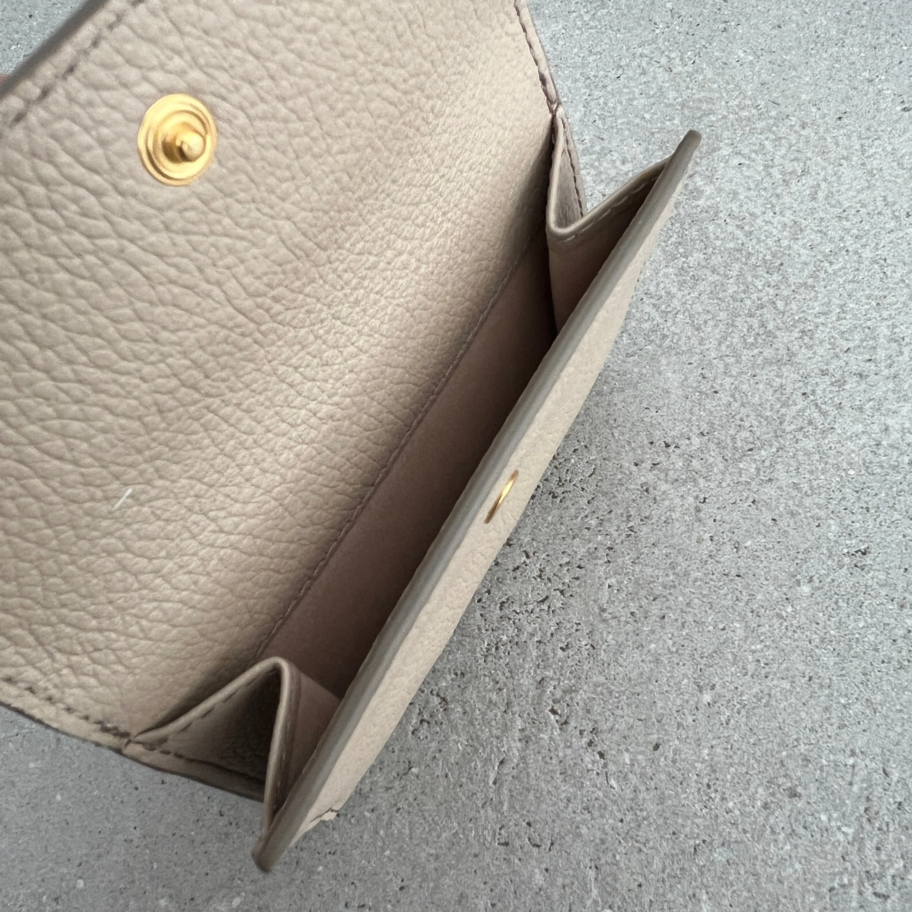 Marcie Small Tri Fold Wallet, Floral Grey