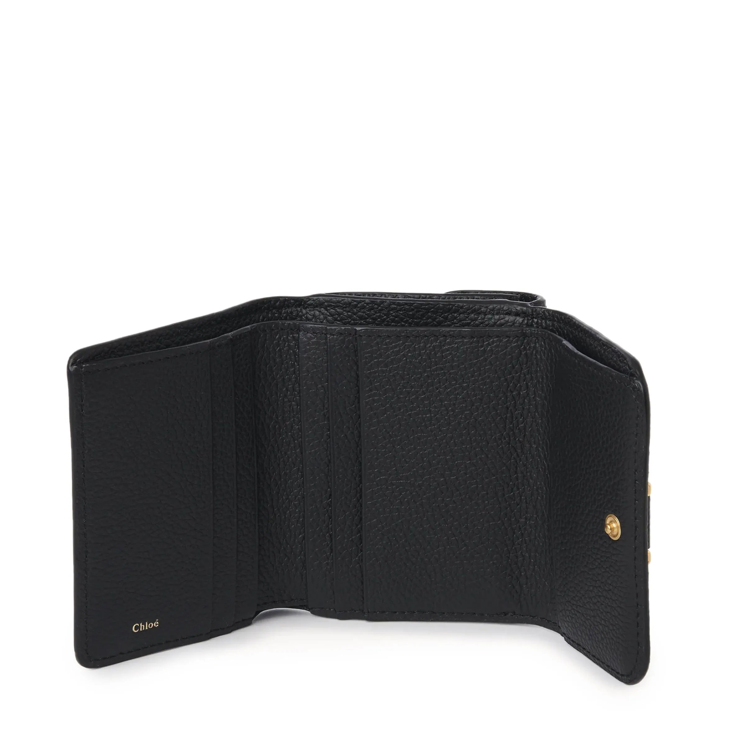 Marcie Tri Fold Wallet, Black