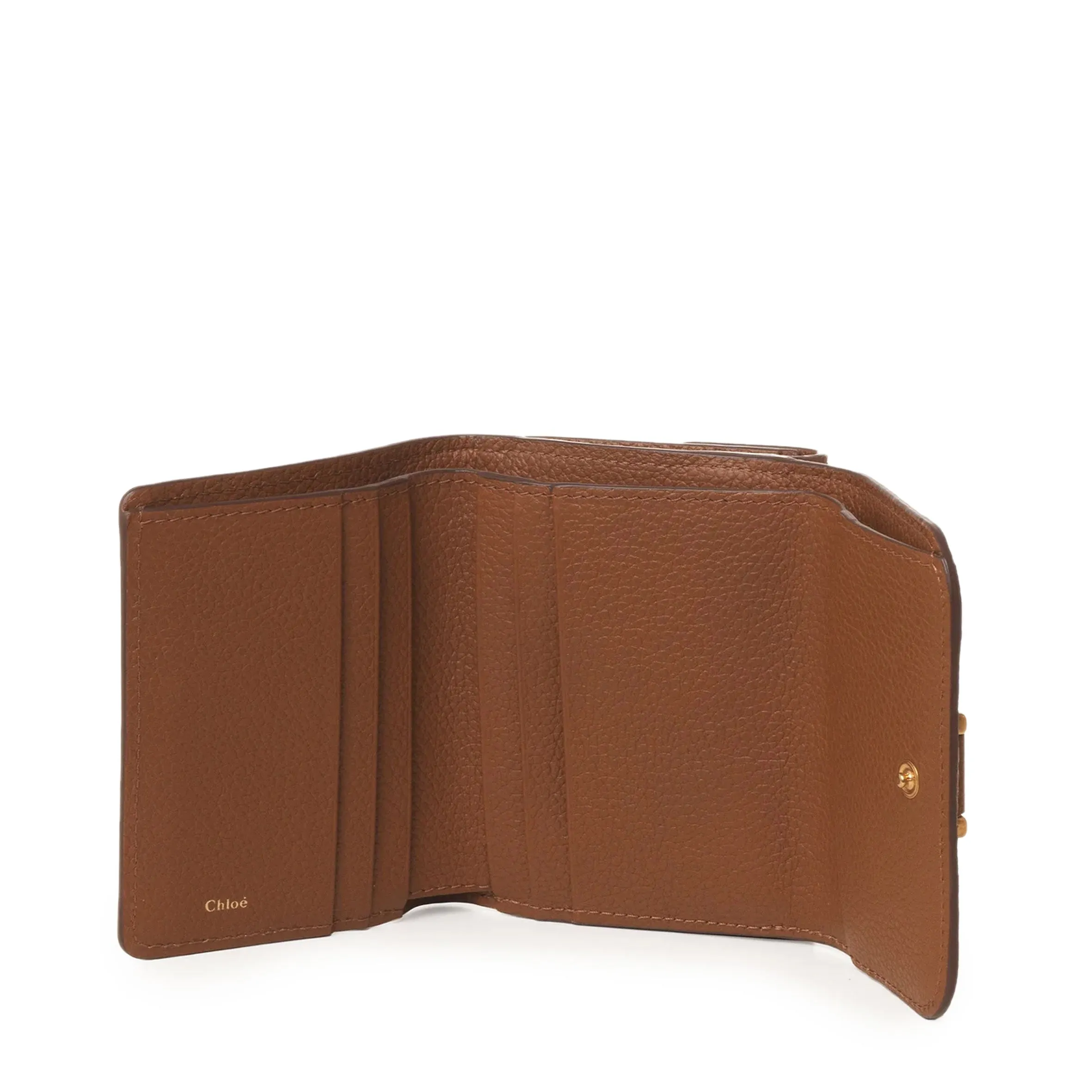 Marcie Tri Fold Wallet, Tan