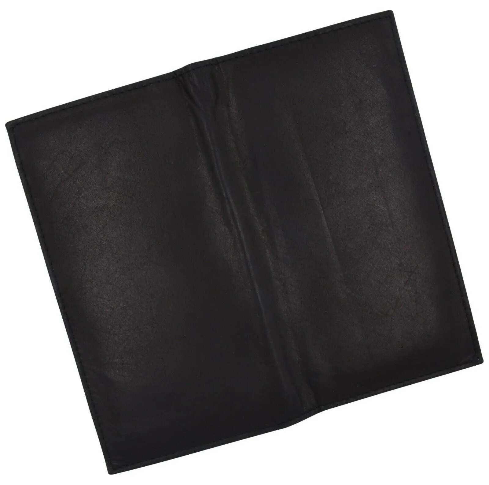 Men Bifold Leather Credit Card Holder Breast Pocket Wallet Slim Purse Checkbook