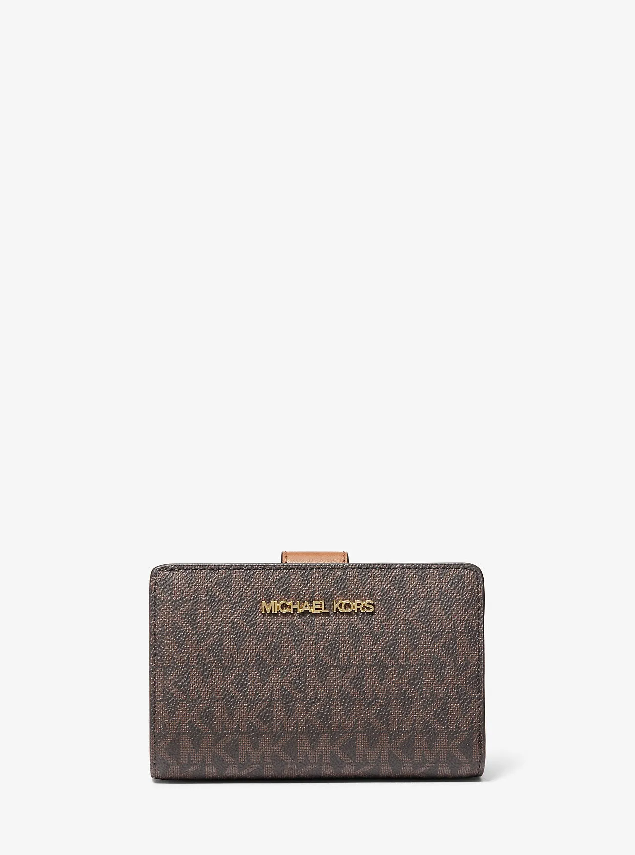 Michael Kors Logo Medium Wallet, Brown