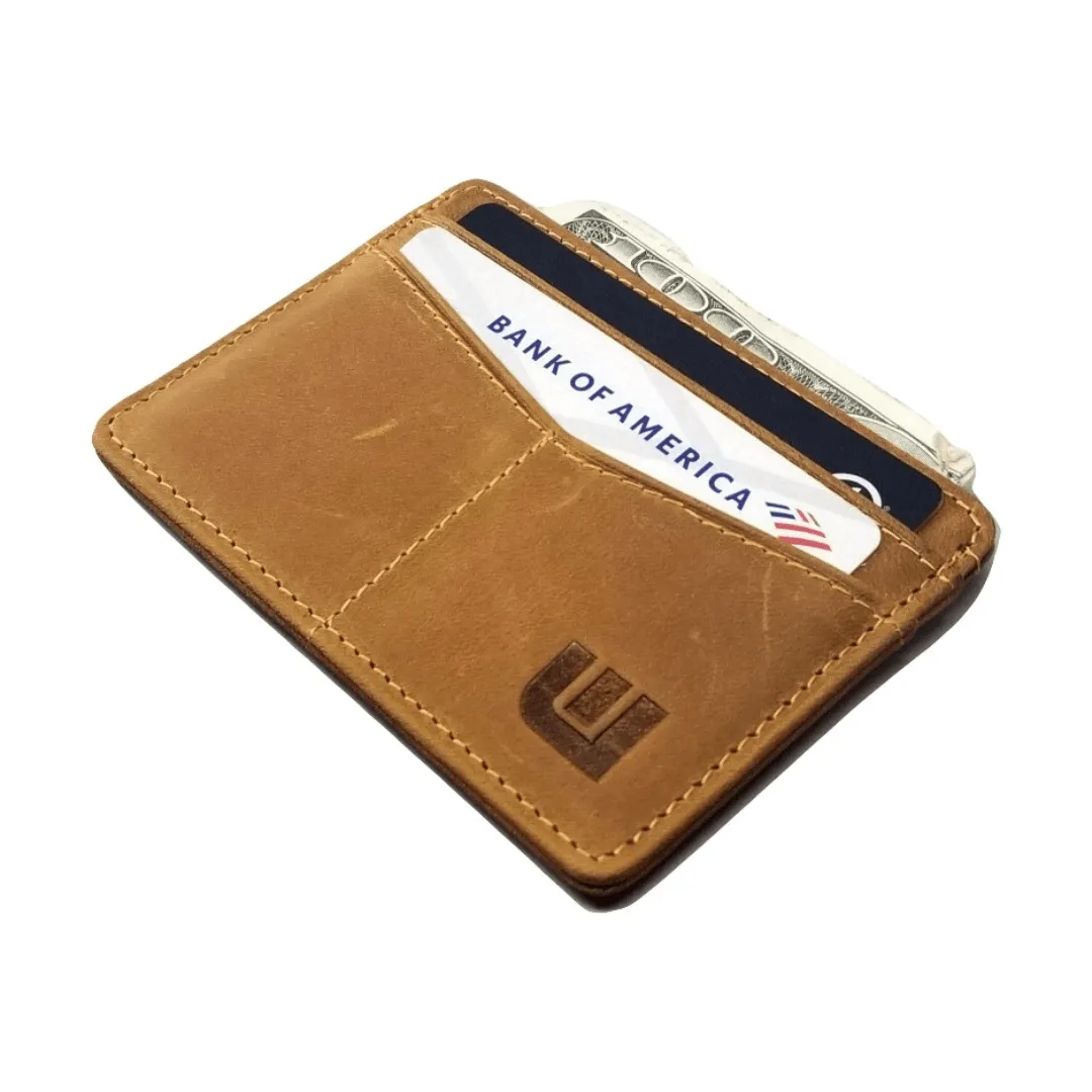 Minimalist ID Leather Wallet - Espresso H
