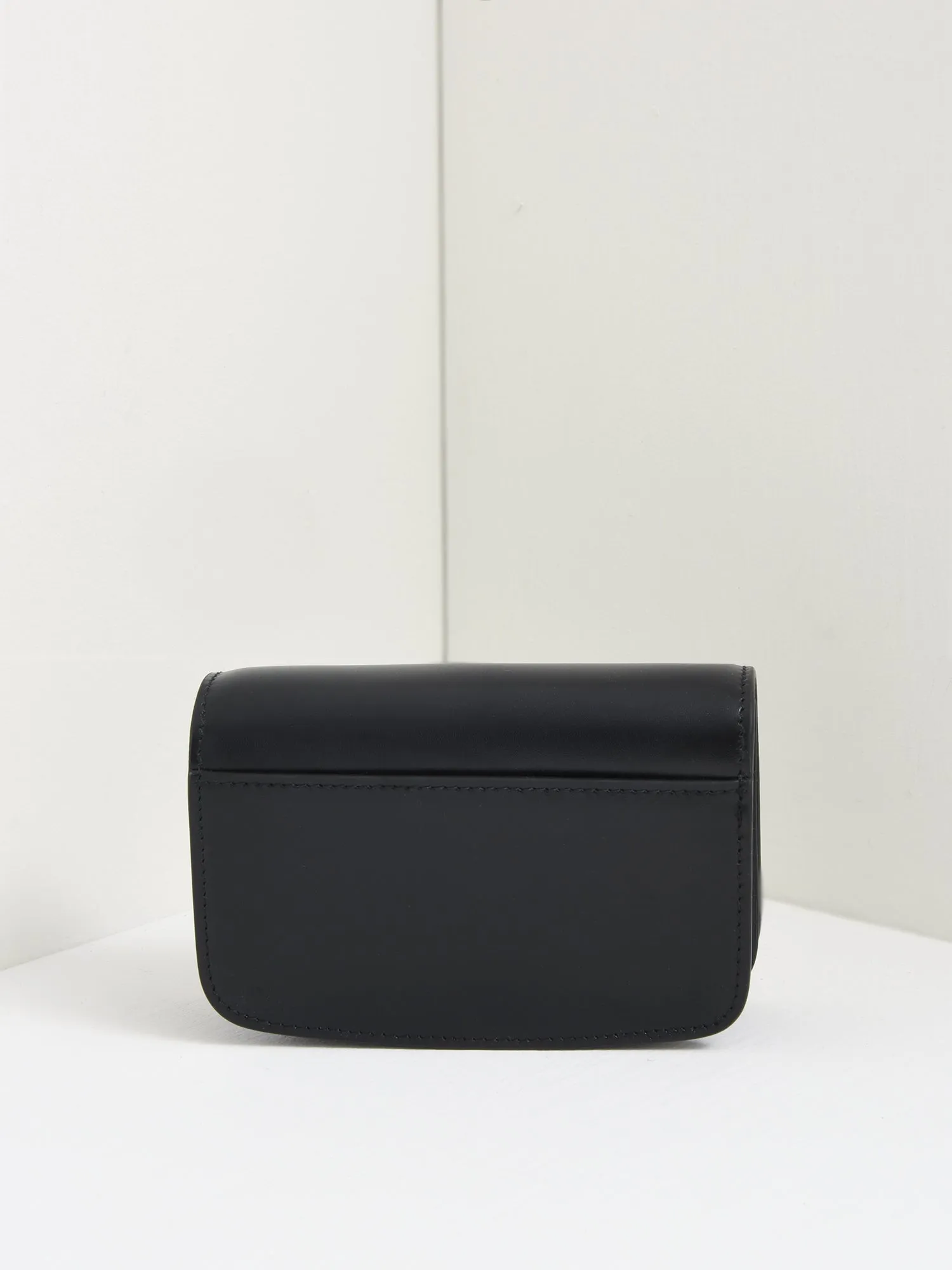 PARIS PARIS CARDHOLDER_WOOL TRICOTINE BLACK