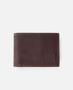 Patched PU All Day Wallet - Brown