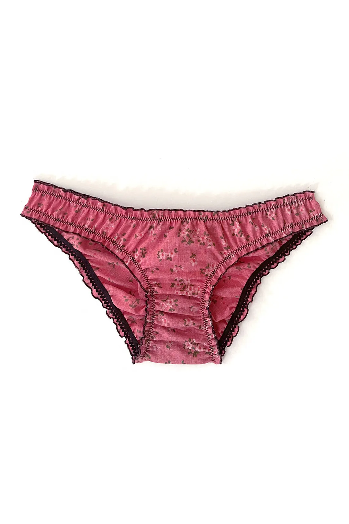 Perennial Bloomer in Upcycled Vintage Strawberry Pink Bloomer Panty