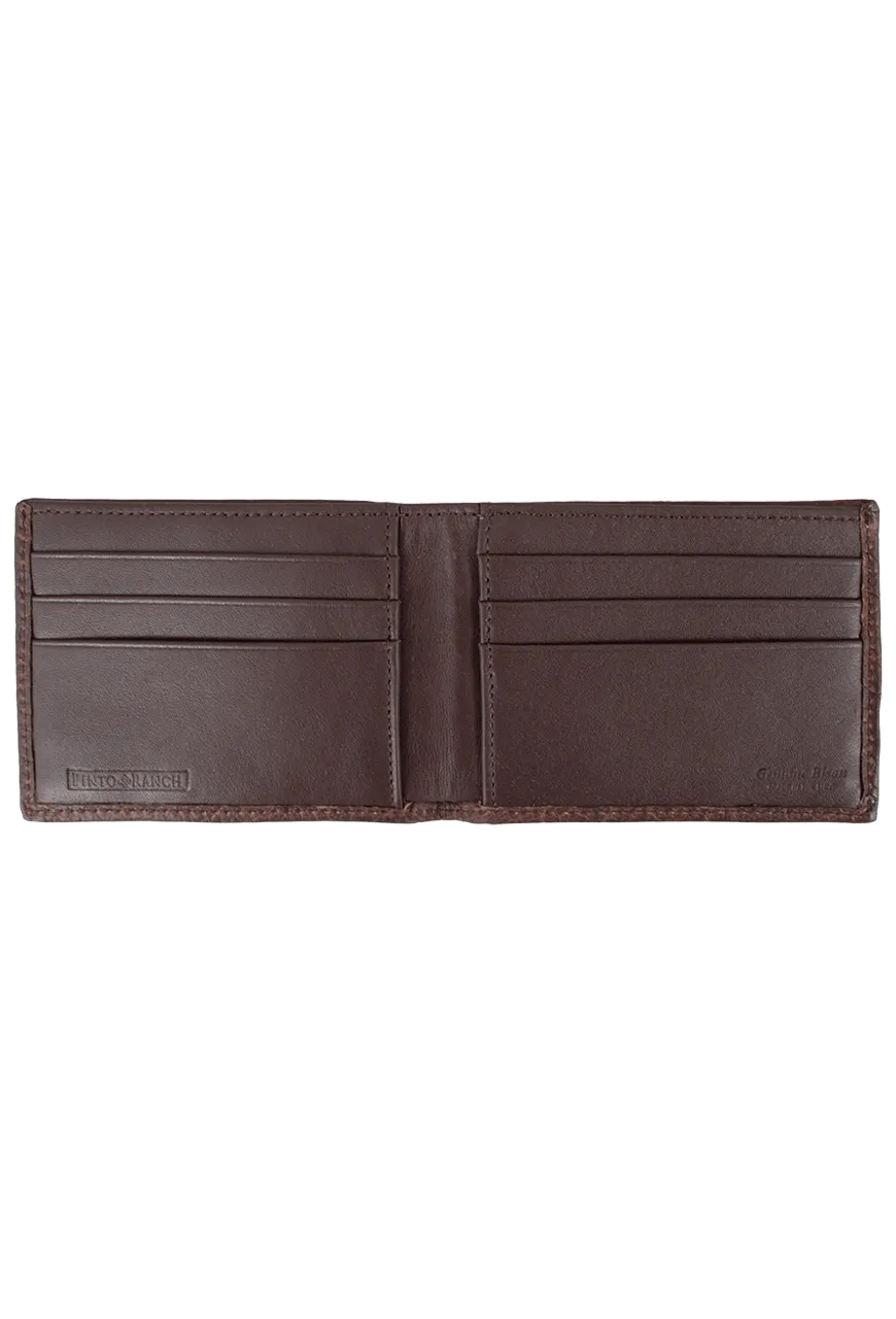 Pinto Ranch Slim Fold Bison Wallet