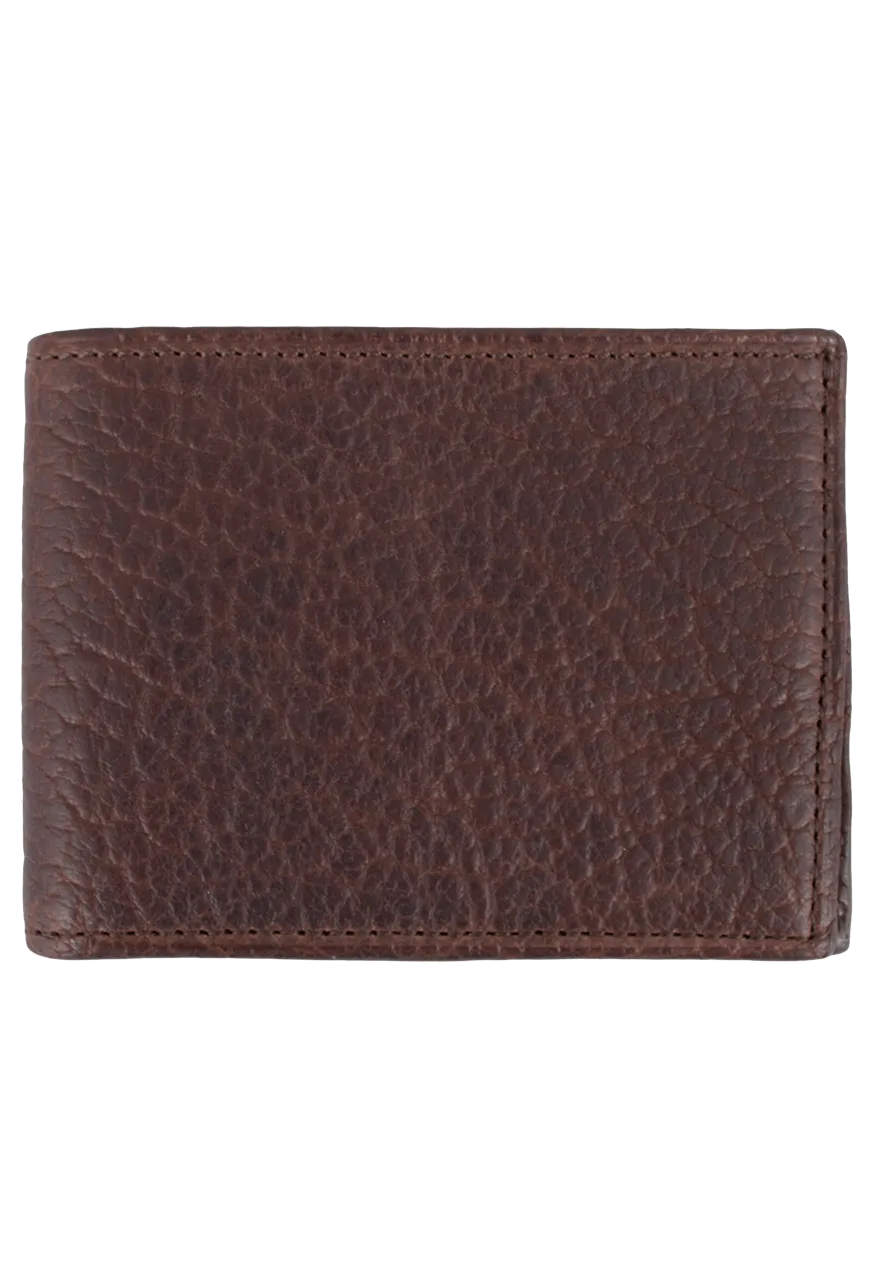 Pinto Ranch Slim Fold Bison Wallet
