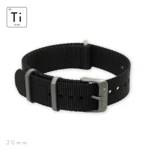 Prometheus Design Werx | Ti-NATO Strap 20mm - Black