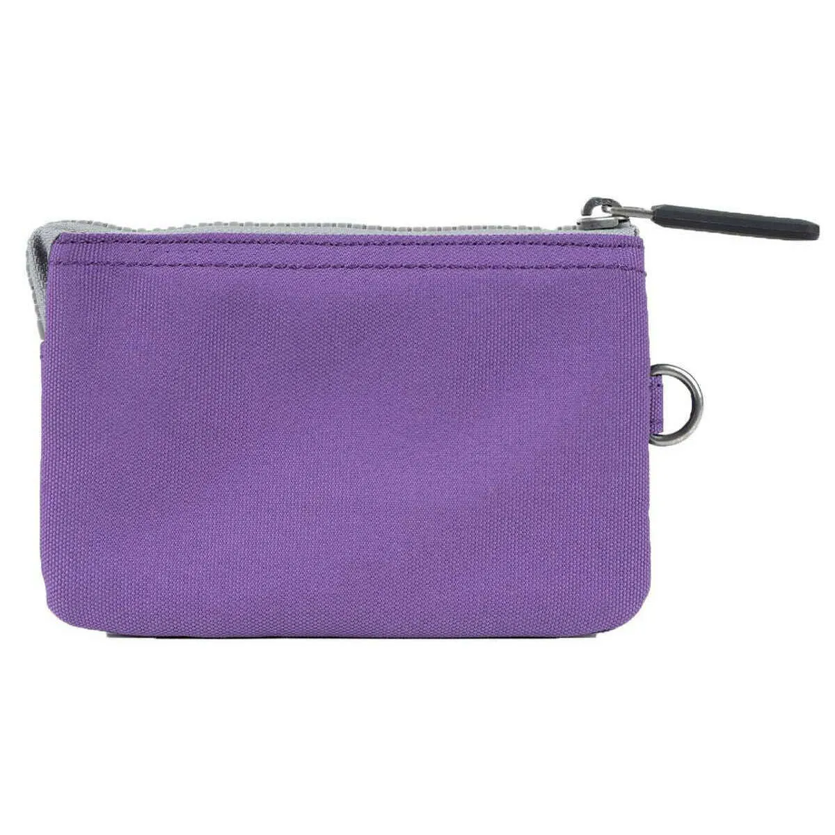 Roka Carnaby Small Black Label Recycled Canvas Wallet - Imperial Purple