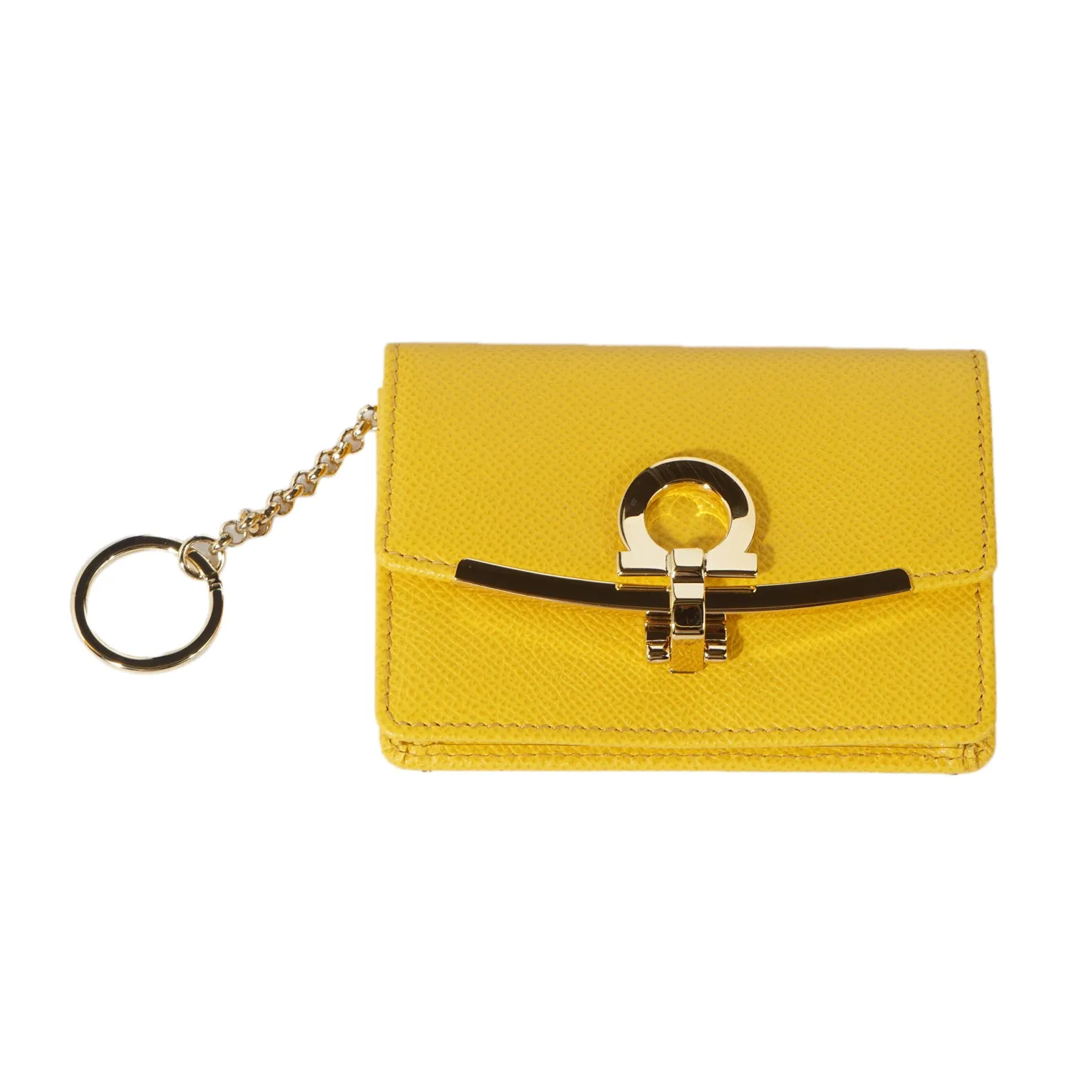 SALVATORE FERRAGAMO GANCINI BUSINESS CARD HOLDER