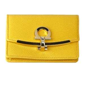 SALVATORE FERRAGAMO GANCINI BUSINESS CARD HOLDER