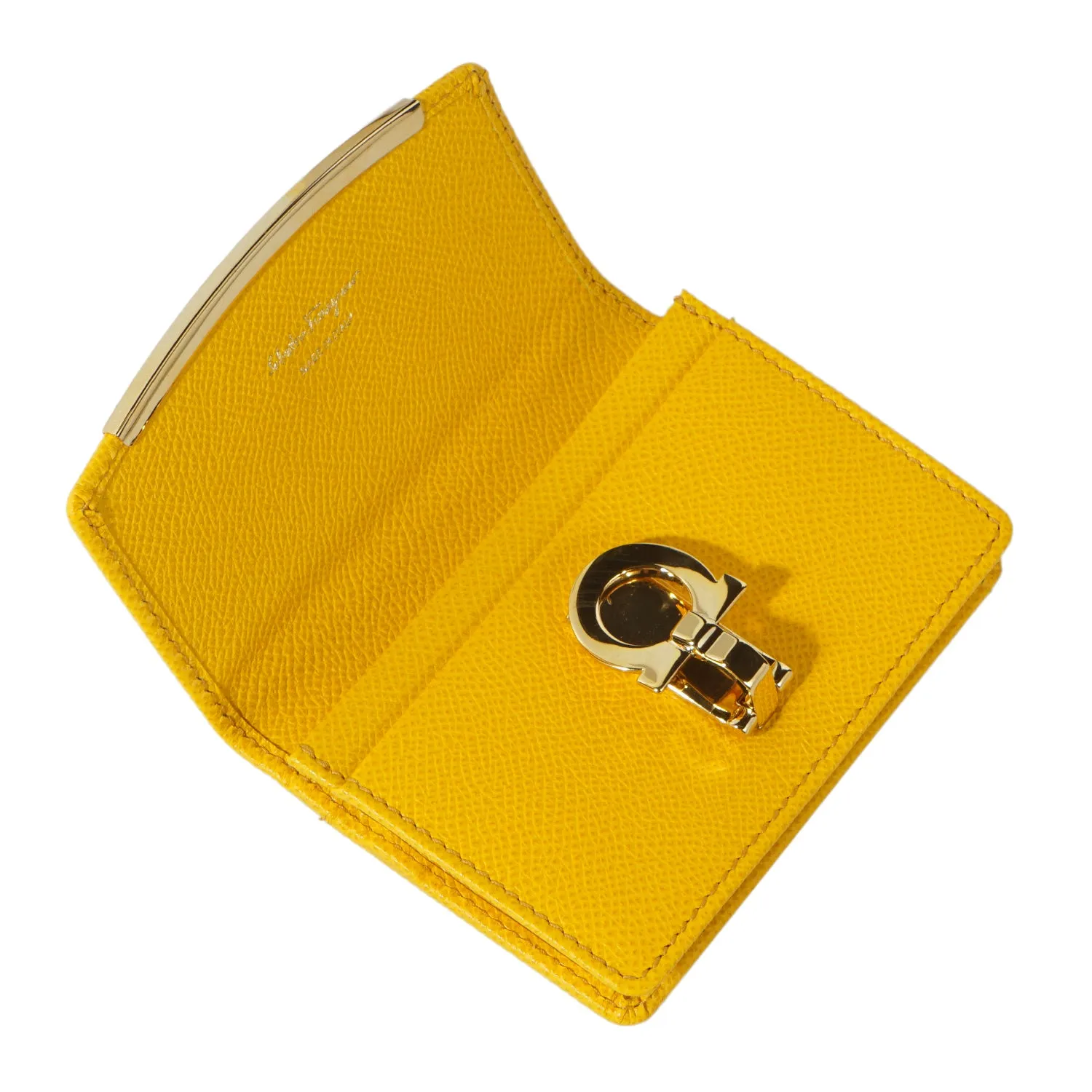 SALVATORE FERRAGAMO GANCINI BUSINESS CARD HOLDER