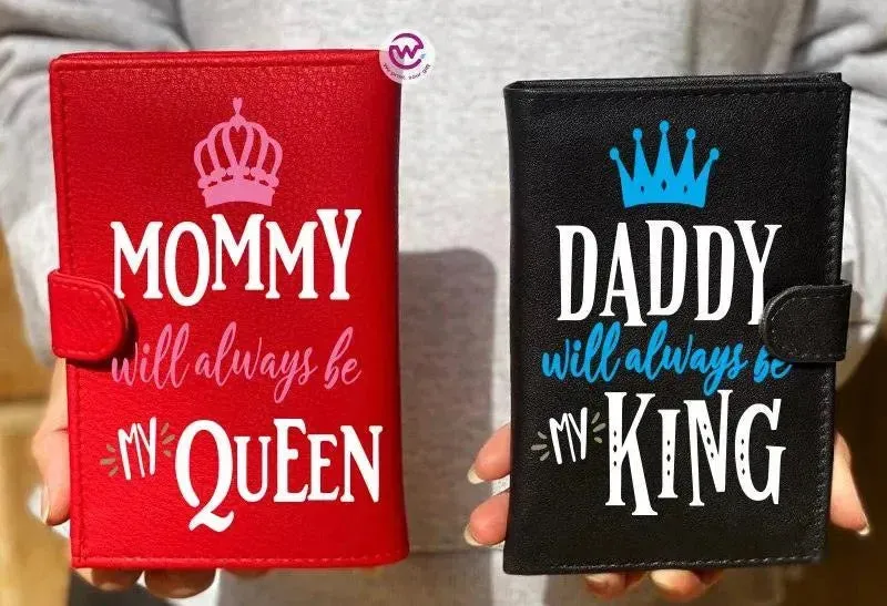 Set ( 2 leather Wallets ) -Mother's Day