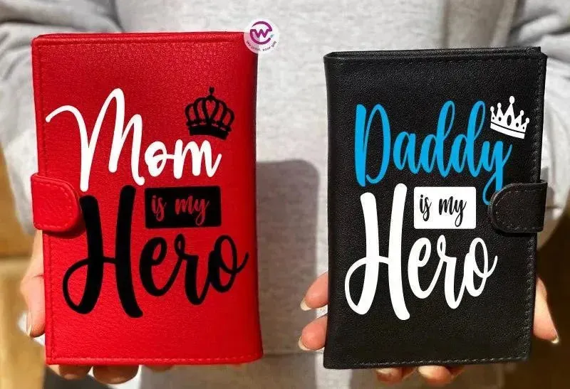 Set ( 2 leather Wallets ) -Mother's Day