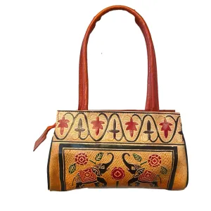 Shantiniketan Elephant Leather Purse