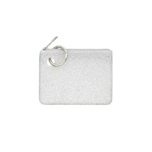 Silicone Mini Pouch in Quicksilver Confetti