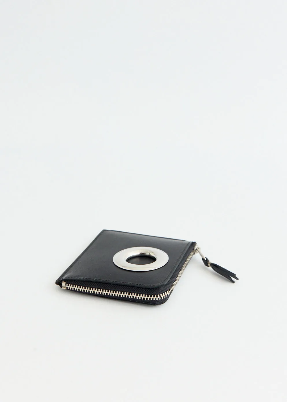 Silver Eyelet Wallet