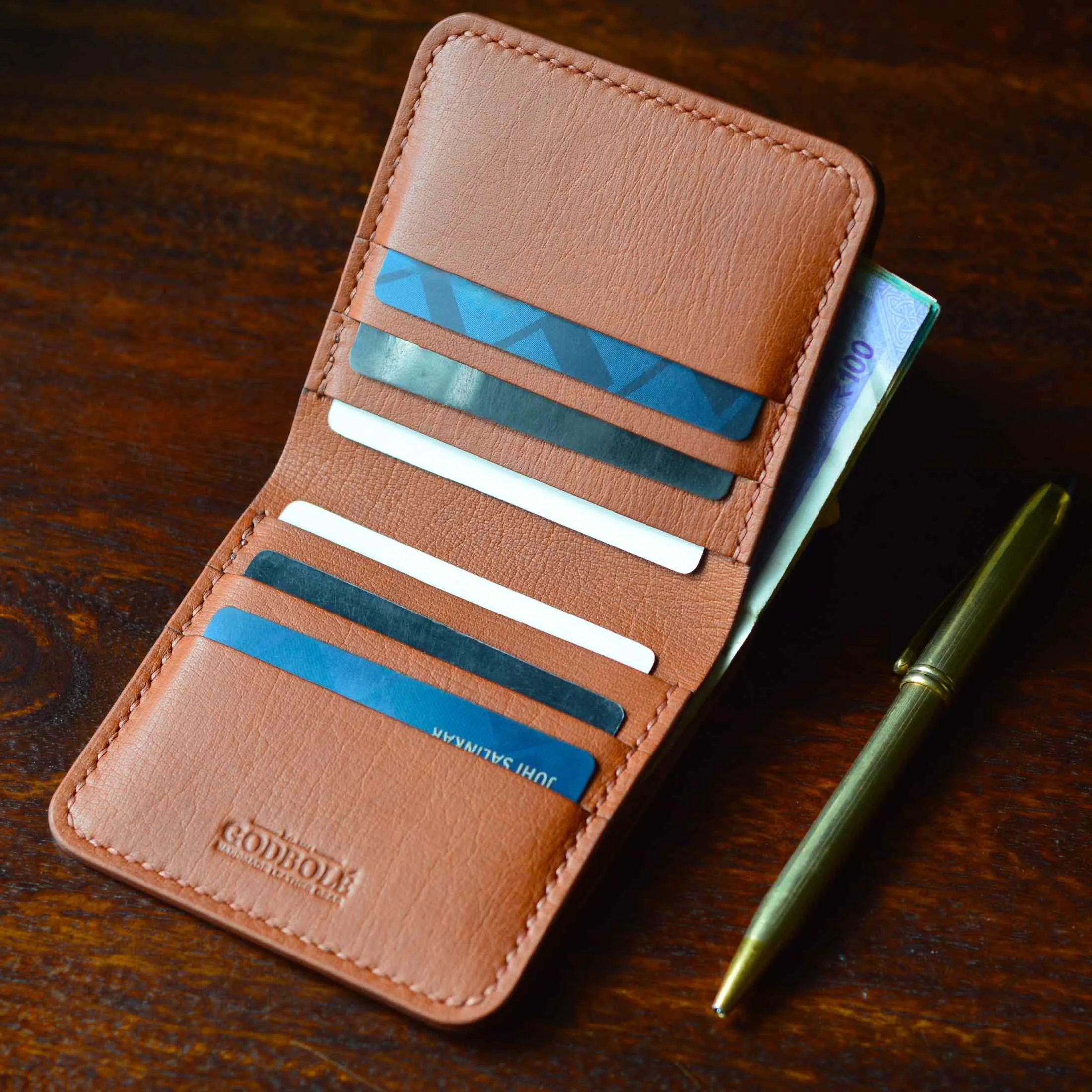 Slim Bifold No. 1 - Textured Leather