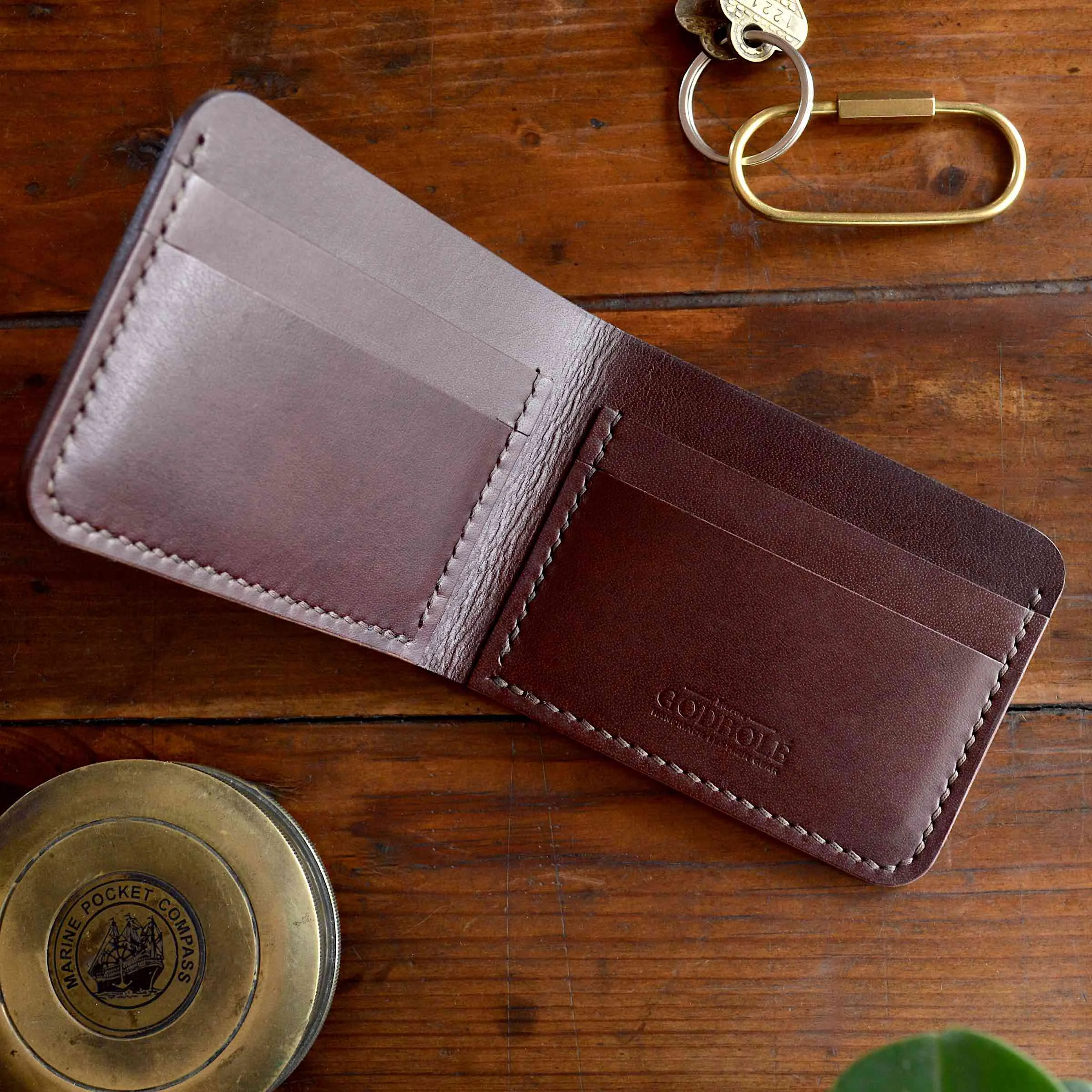 Slim Bifold No. 2 - Mahogany