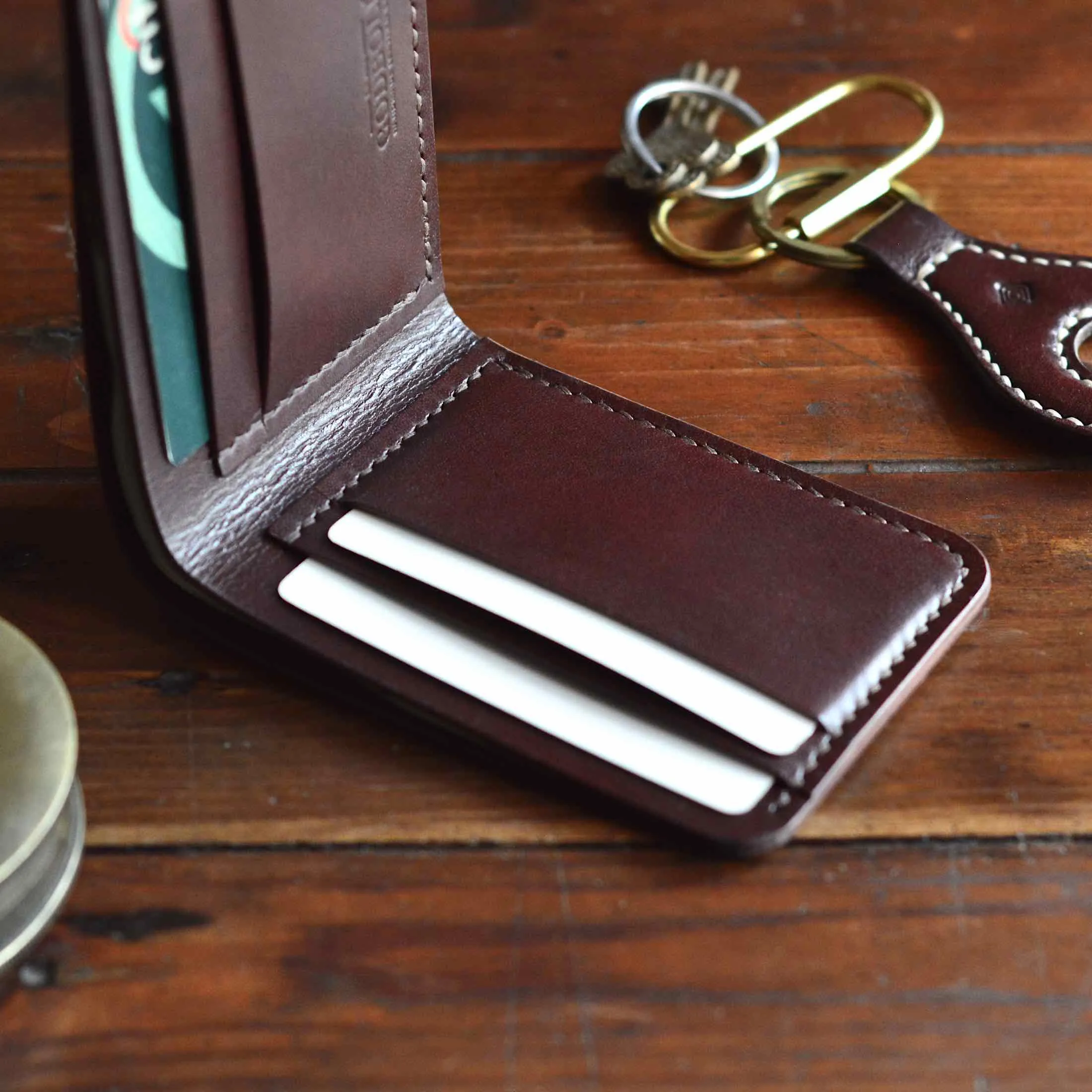 Slim Bifold No. 2 - Mahogany
