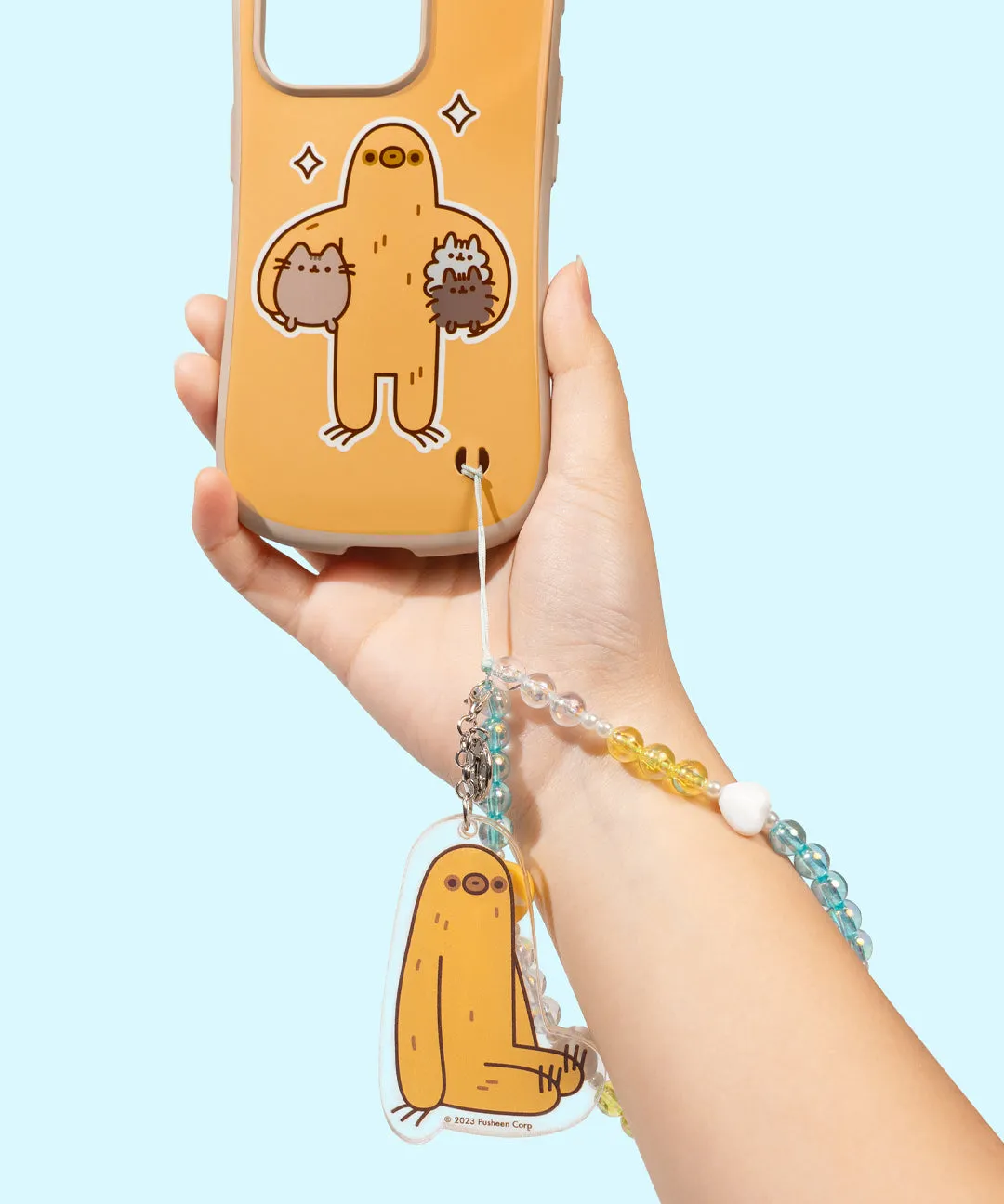 Sloth Beaded Phone Charm