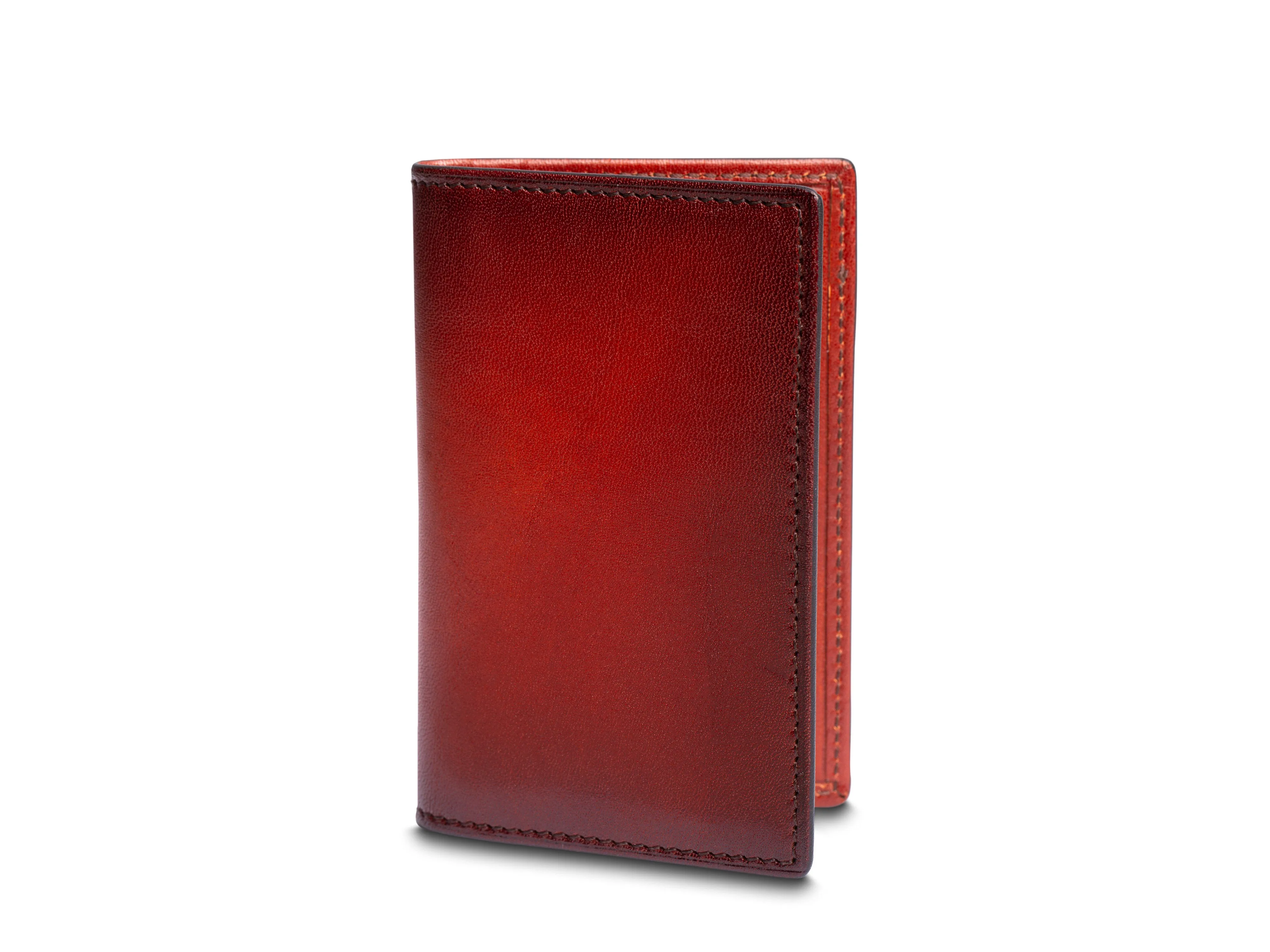 Smoked Old Leather Calling Card Case