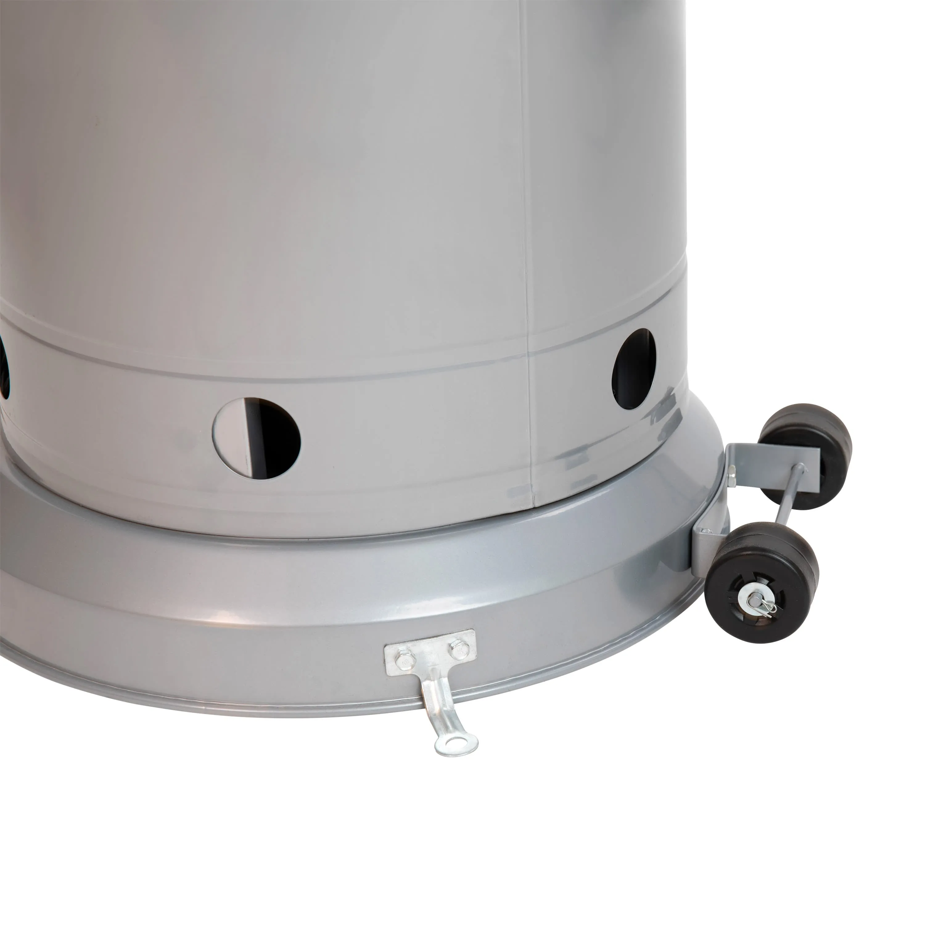 Sol Patio Outdoor Heating-Stainless Steel 40,000 BTU Propane Heater with Wheels for Commercial & Residential Use-7.5 Feet Tall