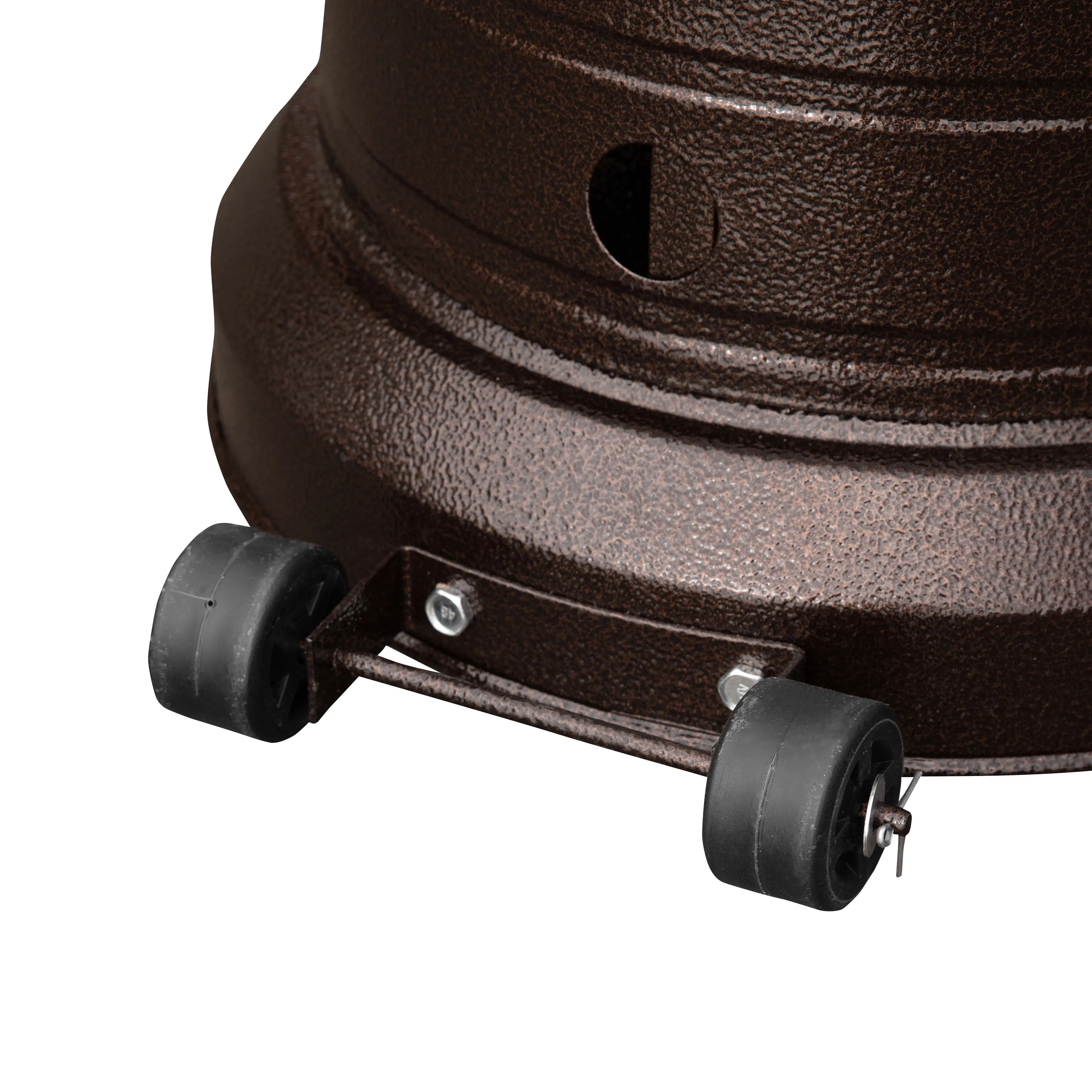 Sol Patio Outdoor Heating-Stainless Steel 40,000 BTU Propane Heater with Wheels for Commercial & Residential Use-7.5 Feet Tall
