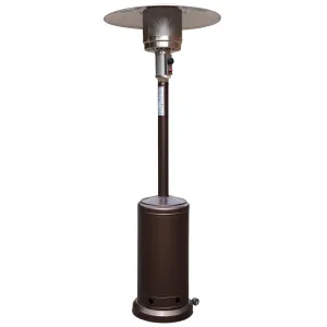 Sol Patio Outdoor Heating-Stainless Steel 40,000 BTU Propane Heater with Wheels for Commercial & Residential Use-7.5 Feet Tall