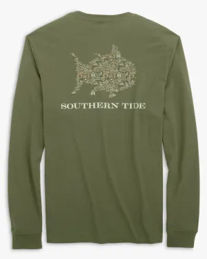 Southern Tide Livin Lodge Skipjack Fill Long Sleeve T-Shirt