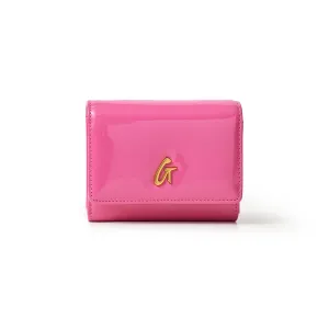 STANDARD MIRROR HOT PINK COMPACT WALLET