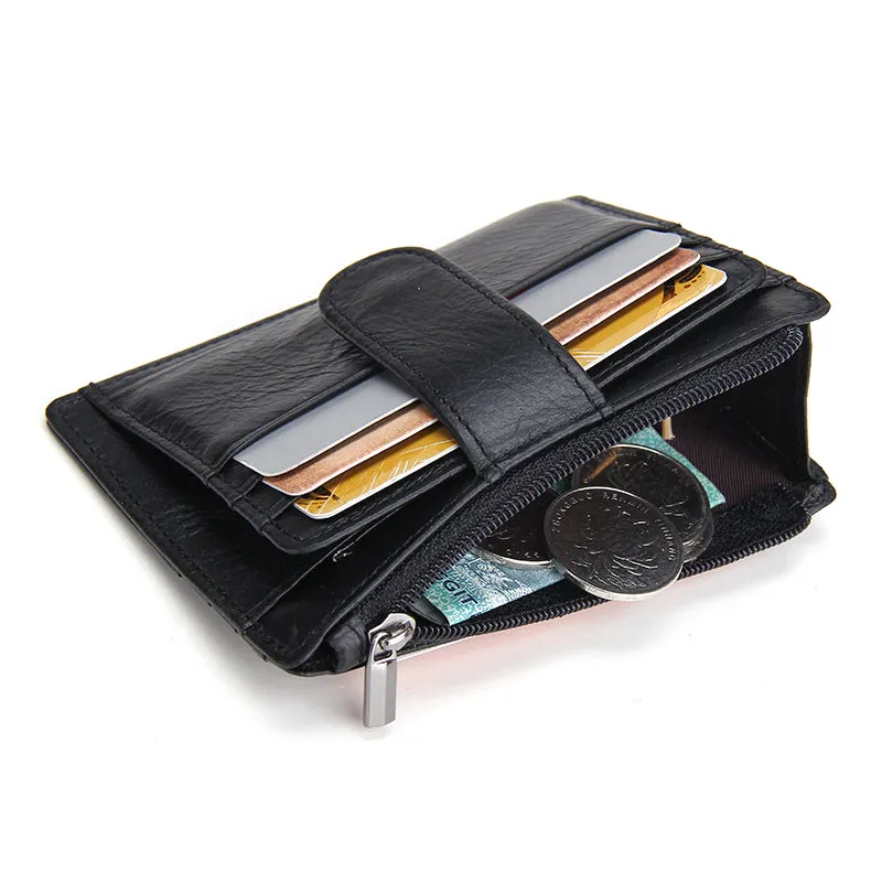 Thin Genuine Leather Men Wallet