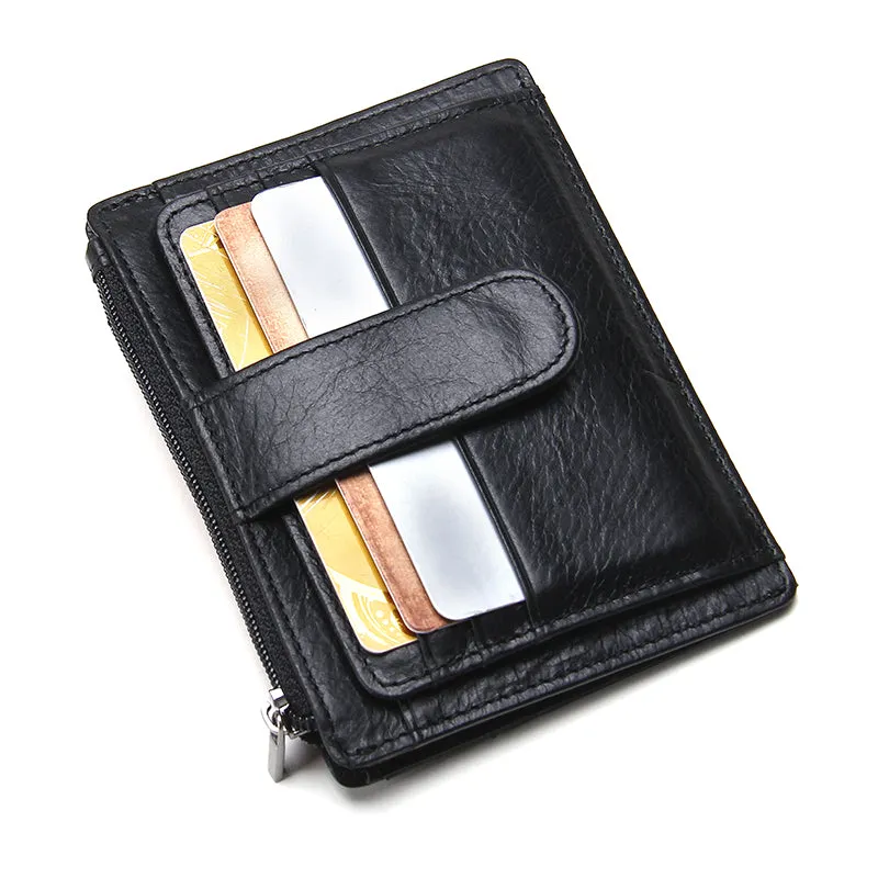 Thin Genuine Leather Men Wallet