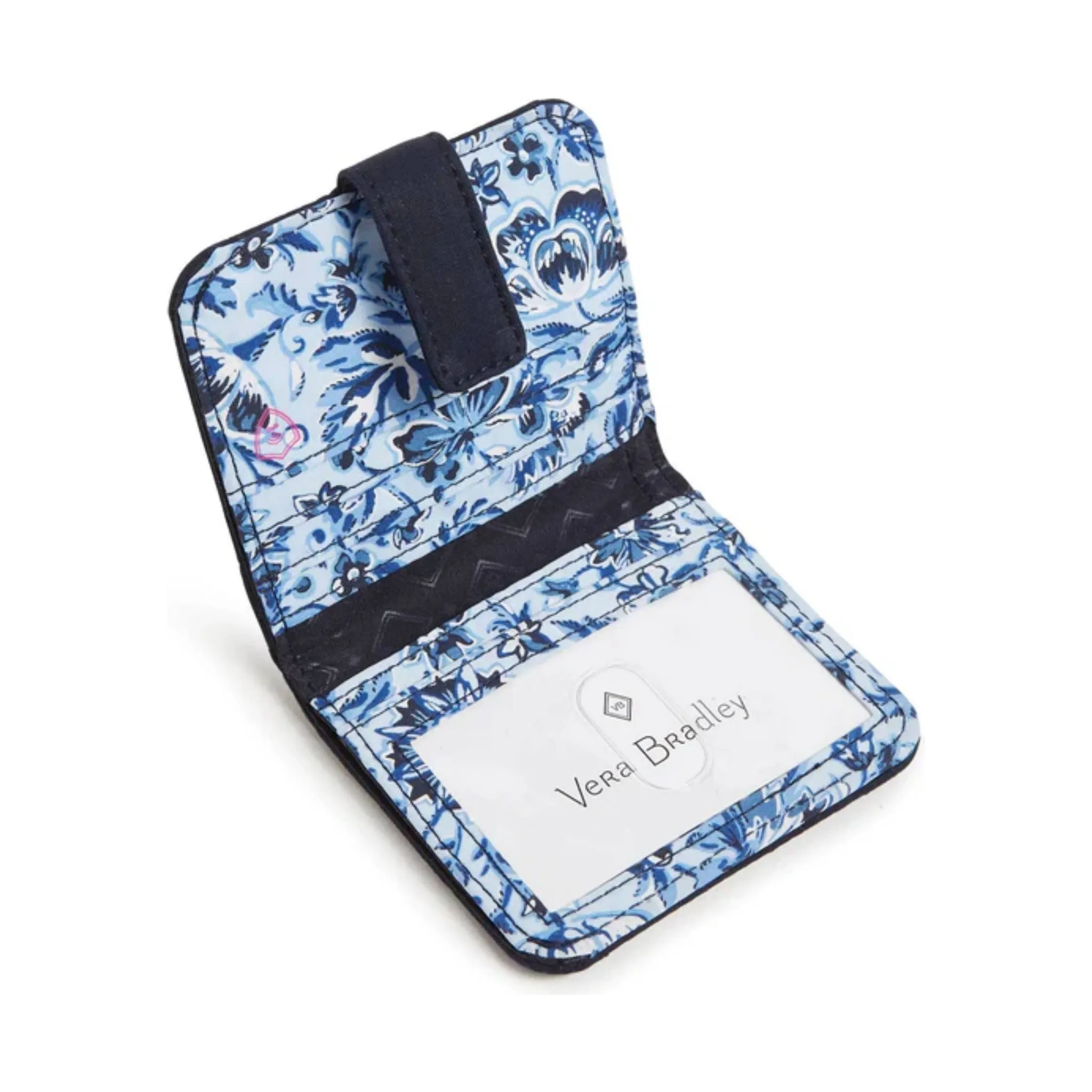 Vera Bradley RFID Finley Small Wallet - Classic Navy