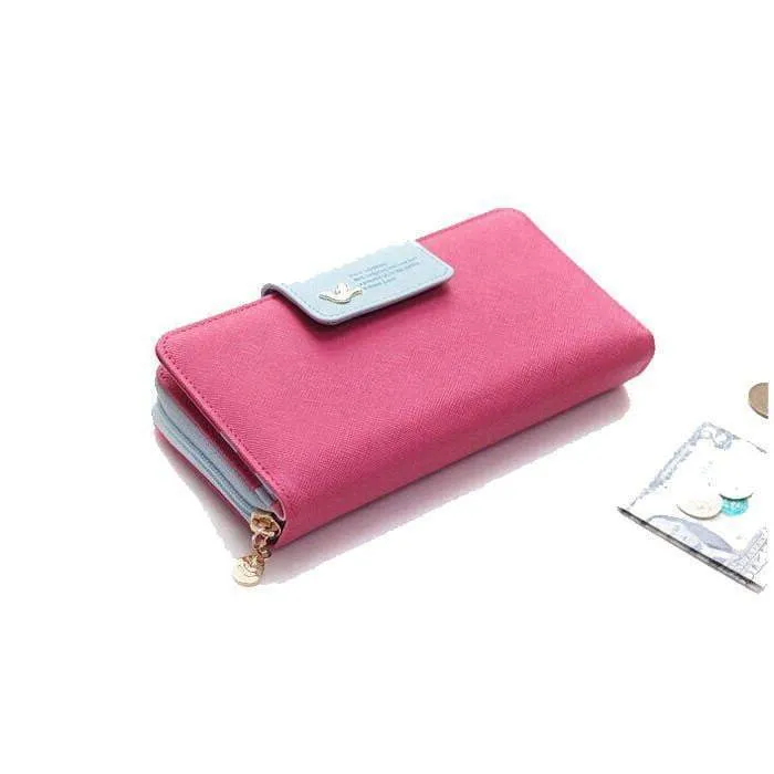 Women Wallets New Winter Fashion Trends Pumping Multi-card Position Two Fold Wallet