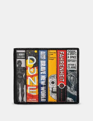 Yoshi Sci-Fi Bookworm Slim Leather Wallet